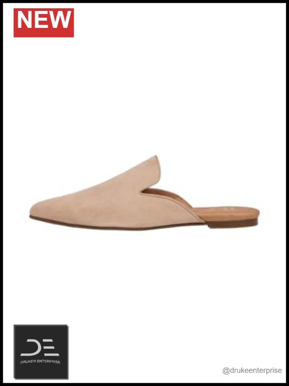 Andre Assous Daria Suede Mule Slip-On Loafers for Women, Handcrafted in Spain,